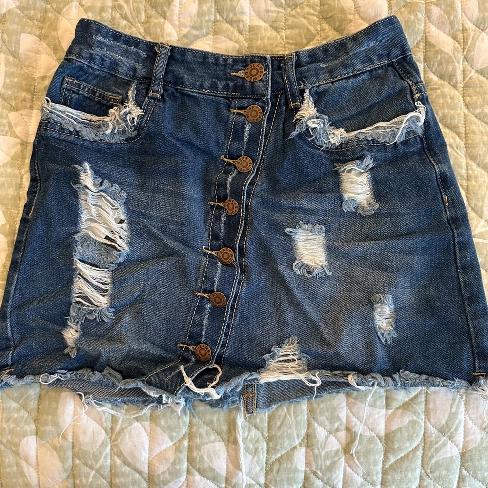 Denim skirt